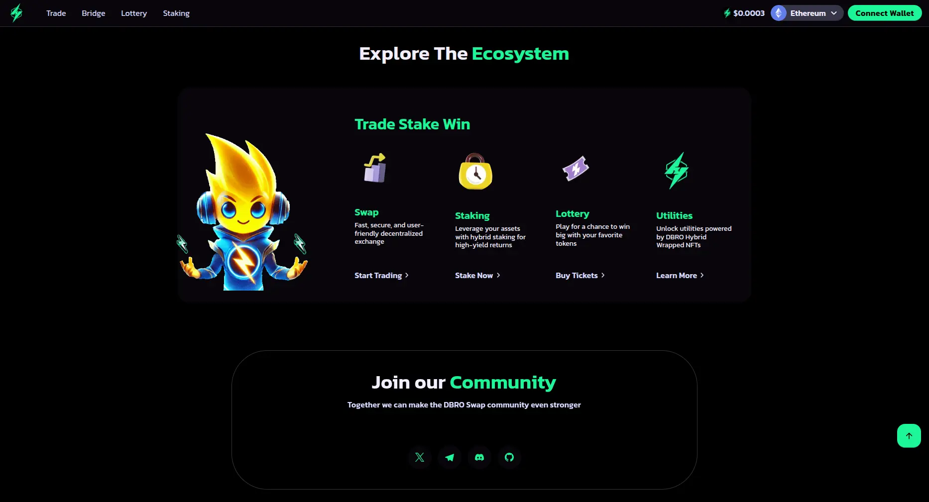 DeFi Platform Screenshot